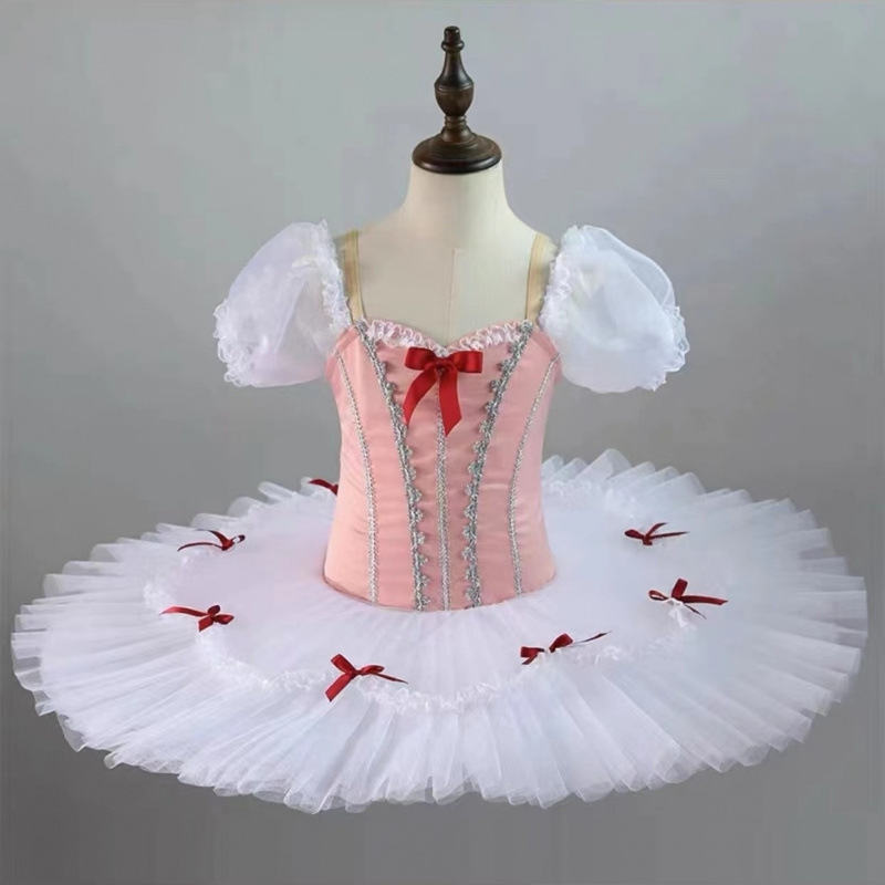 新款芭蕾舞裙儿童小天鹅演出服女童蓬蓬纱裙tutu裙舞蹈表演服装|undefined