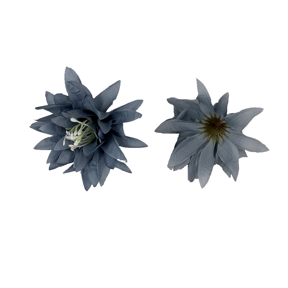 Simulación de flores de crisantemo de garra grande DIY guirlandas hechas a mano gorra gorra gorra gorra accesorios de crisantemo de garra de cangrejo pared de flores fotografía