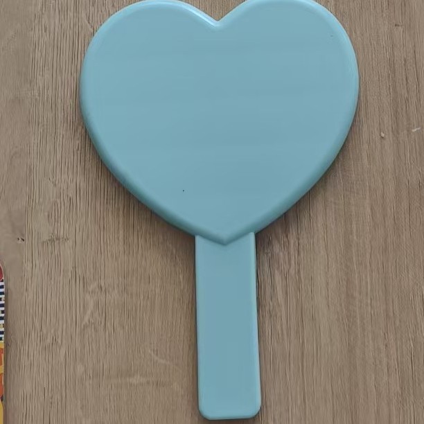 Espejo de Maquillaje de Mano Cuadrado para Regalo de Plástico y Vidrio Personalizable para Salón y Dormitorio