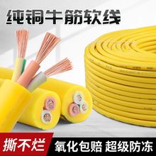 國標純銅電纜線牛筋線防水防凍防曬兩相三相2心3心4心1.52.54平方