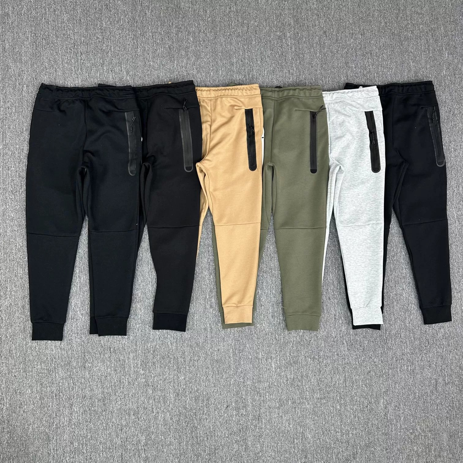 CU4 Bolsillo de goma a juego de color de punto para hombre, pantalones casuales de nuevo estilo transpirables, pantalones deportivos de entrenamiento para correr 496