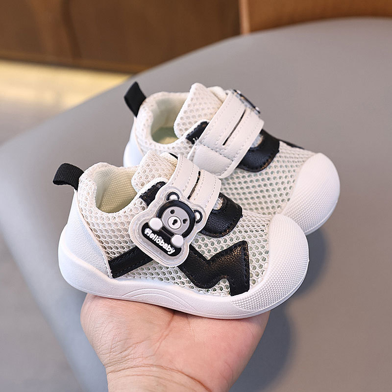 ベビーサマーシューズ新しい春と夏のソフトソール滑り止め女の子メッシュシューズメッシュ男の子ベビー幼児通気性サンダル|undefined
