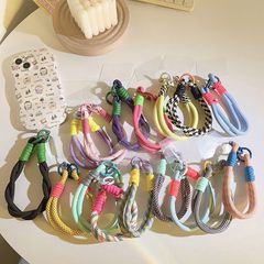 携帯電話の縄の新型diy編みの手首の縄の紛失防止の携帯電話のチェーンの携帯電話の携帯電話のカメラの色の携帯電話のストラップストラップ