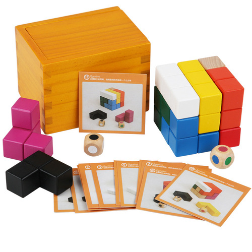 Pandora Rubik's Cube building blocks Soma Cube children's space thinking block educational toy Luban block magic box