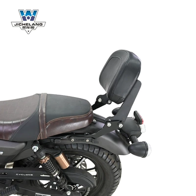Muscle car Wolf suitable for saikelon RA2 backrest tail shelf rear tail frame tail wing multifunctional folding backrest modification (Motorcycle tail) - dragon-ra2-simple-backrest-dragon-ra2-simple-backrest-angle-can-be-fine-tuned