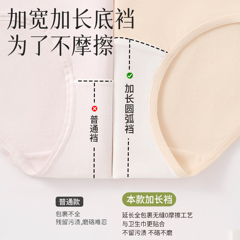 Ropa interior de cintura alta de algodón peinado entrepierna antibacteriana, ropa interior de levantamiento de cadera y abdomen, calzoncillos cómodos, transpirables y agradables para la piel