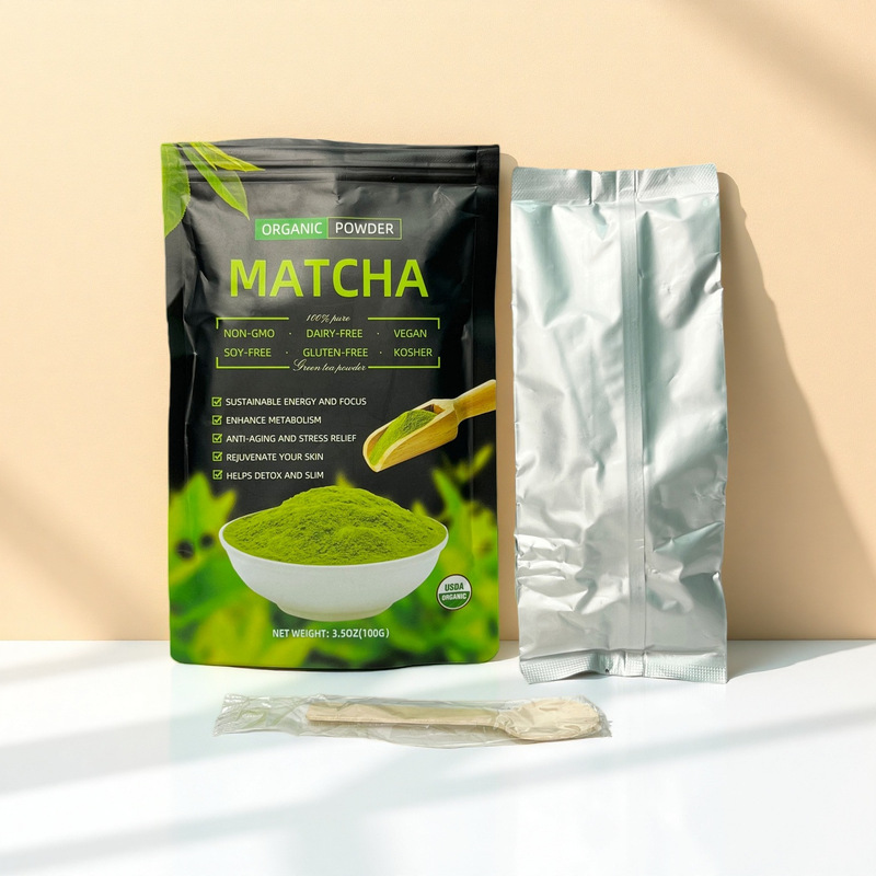 Green Tea Powder Organic Matcha Powder for Lattes Beverages