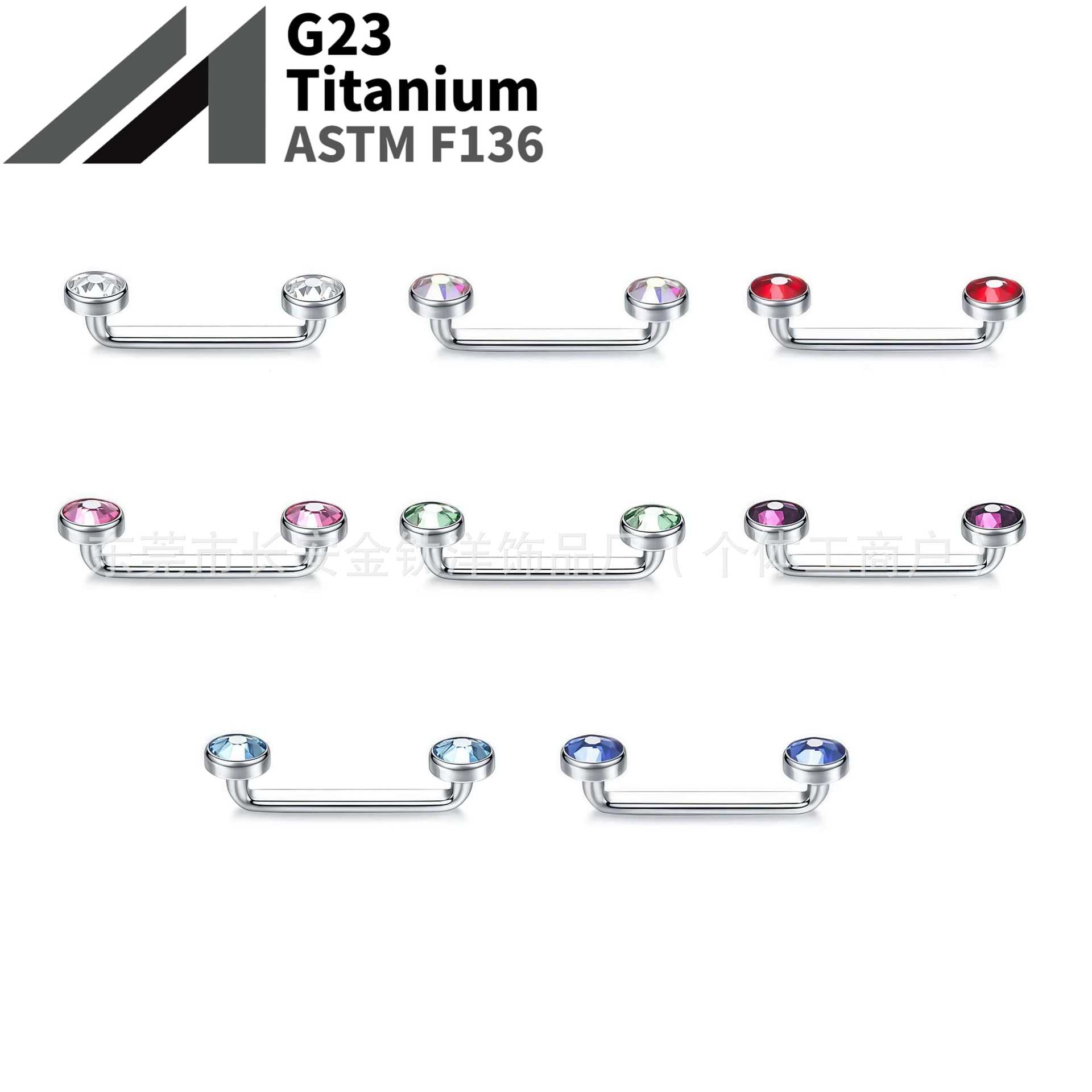 16G labret stud size and finish detail