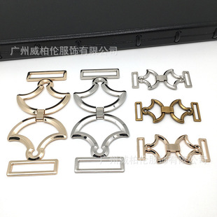 [Ready Stock Wholesale] European and American Fashion Alloy Buckles for Clothes, Shoes, Hats, Swimwear, Bags, and Accessories Wbl067