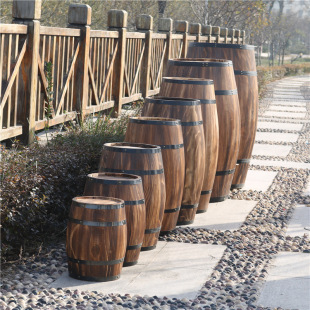 Beer Barrel Oak Barrel Wine Barrel Wooden Red Wine Barrel Decorative Ornaments Bar Wedding Photography Props