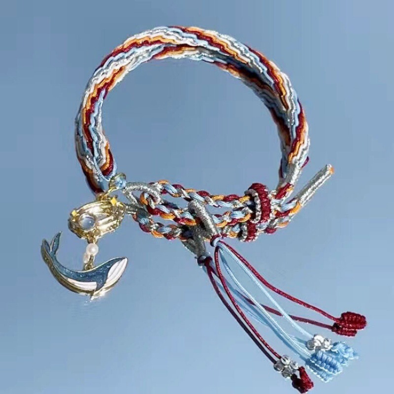 放浪者輪廻ブレスレット ルイジアン アヤト派生周辺印象コンセプト 編み紐ブレスレット 原神周辺ハンド|undefined