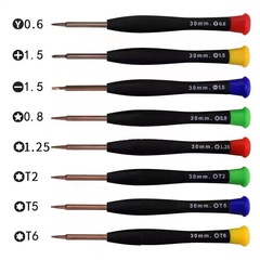 Factory-direct hard S2 screwdriver—mobile phone and computer disassembly tool, Phillips, star, Y-shaped, and hexagonal repair tools.