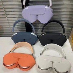 華強北頭戴式適用リンゴ1:1max二世代ノイズ除去bluetoothイヤホン空間オーディオ金属ケースC口