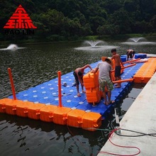 龙舟码头水上浮筒游艇塑料浮桶浮箱摩托艇停靠板船坞泊位钓鱼平台