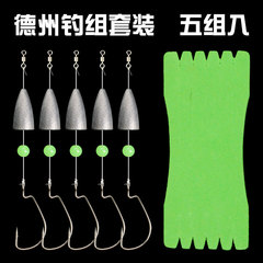 Spinning Gear Texas Rig Kit with EVA Panel Basic Bullet Lead Curved Hook Set