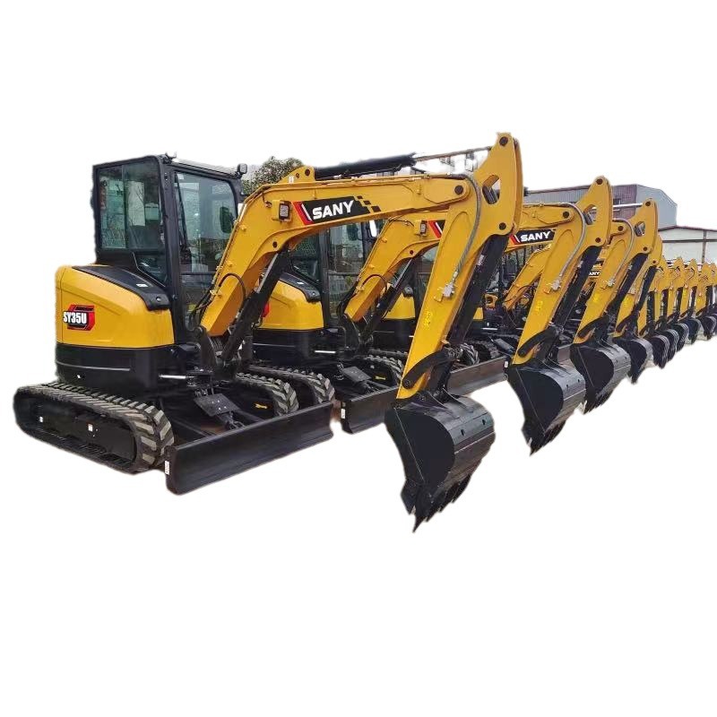 SY75 SY60 SY95 marca doméstica de primera línea de segunda mano excavadora línea especial de comercio exterior