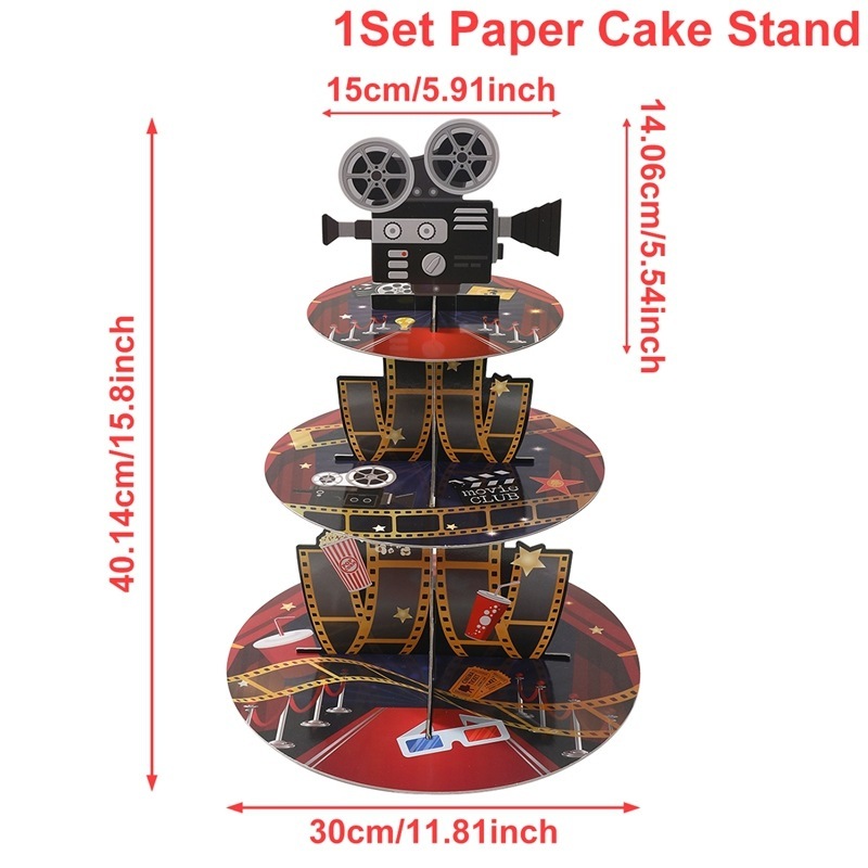 クロスボーダーケーキスタンド誕生日パーティーの装飾ケーキテーブル使い捨て紙デザートテーブルケーキホルダー外国貿易ホット販売|undefined