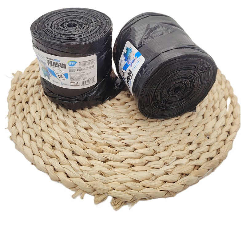 L3133 2816 chaleco negro bolsa de basura doméstica cocina comercial sala de estar de oficina bolsa de plástico desechable
