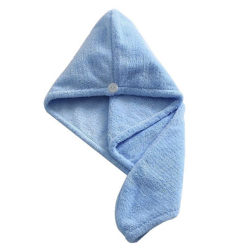 Quick Drying Hair Towel With Rabbit Ears Soft Absorbent Cap_voghion.com
