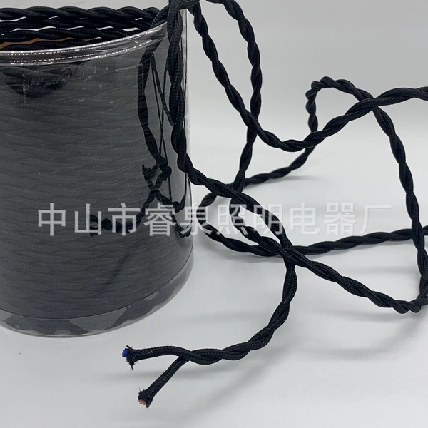 2*0.75 square twist wire-(black) national standard