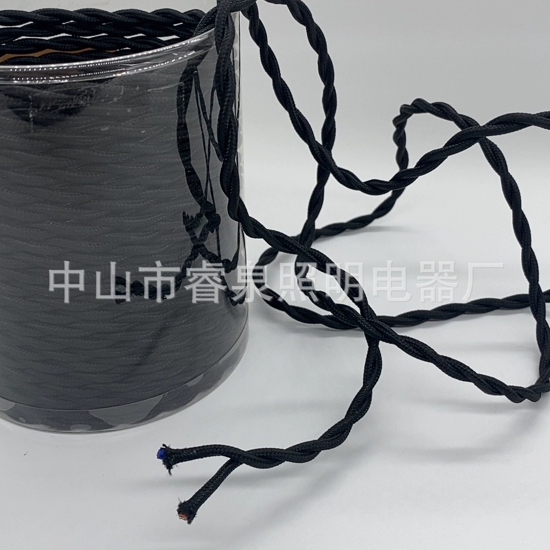 Woven lights, ceiling lamp, retro power cable, wholesale, handmade