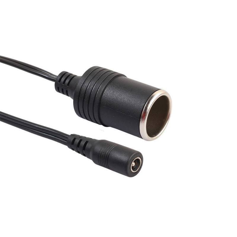 Car cigarette lighter female seat 5.5*2.1 DC female socket power cord high-power female seat conversion cigarette lighter plug