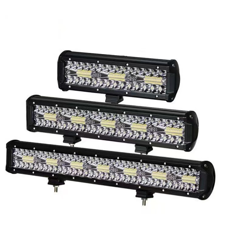 Car LED strip light, three-row 240W work light, inspection light, off-road vehicle roof light, off-road vehicle spotlight