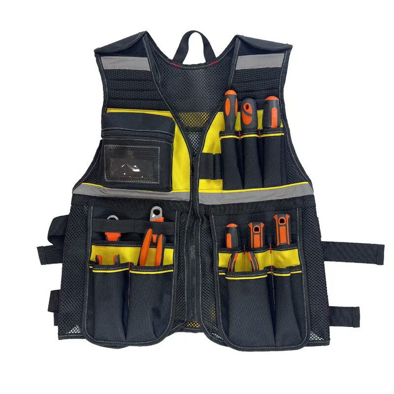 Cross-Border Factory Direct Sales of Thickened, Specialized Portable Storage Oxford Vest for Hardware Tools Cross-Border Factory Direct Sales of Thickened, Specialized Portable Storage Oxford Vest for Hardware Tools