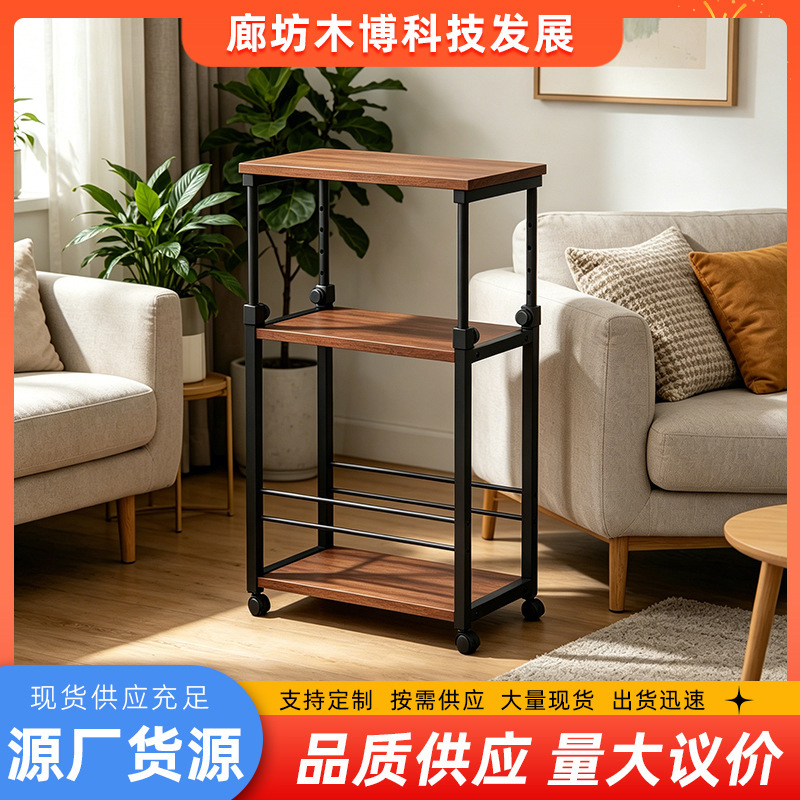 Desktop computer case storage rack, movable, simple, for home use, bedside table, floor-standing, under-desk small cart Desktop computer case storage rack, movable, simple, for home use, bedside table, floor-standing, under-desk small cart