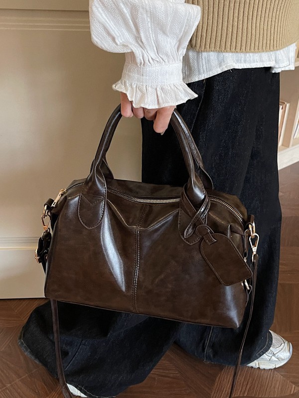 Bolso de mano de gran capacidad para mujeres 2026 nuevo retro alta sensación bolso de almohada de viaje mochila casual bolso especial image 4