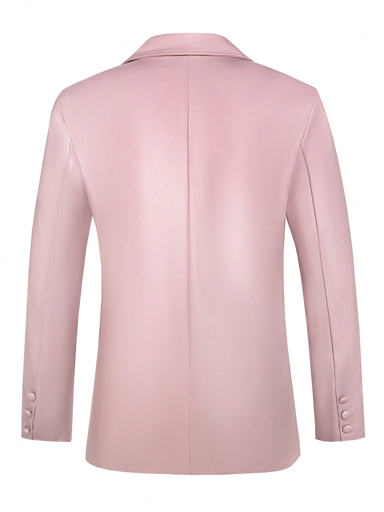 2026 trajes de hombre transfronterizos trajes rosa pu chaqueta de vestido de fiesta de negocios casual temu240813
