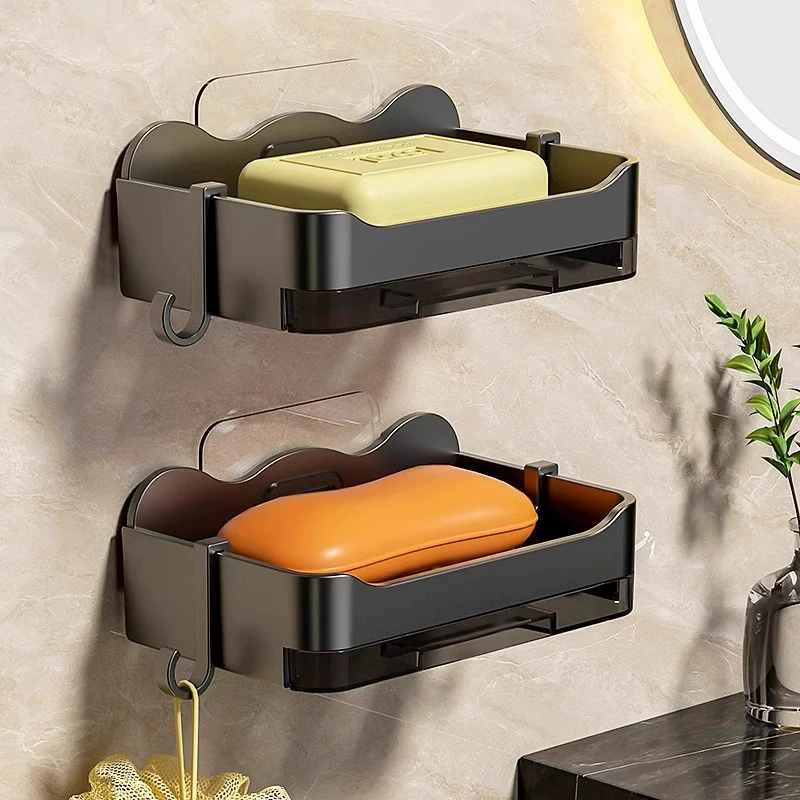 Double-layer soap holder, drying rack