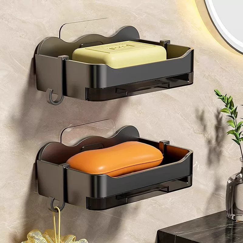 Double-layer soap holder, drying rack