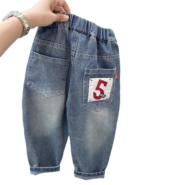 Children's autumn jeans for boys