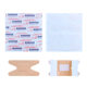 Cross-border foreign trade English PE hemostatic skin color elastic waterproof band-aid large breathable elastic band-aid