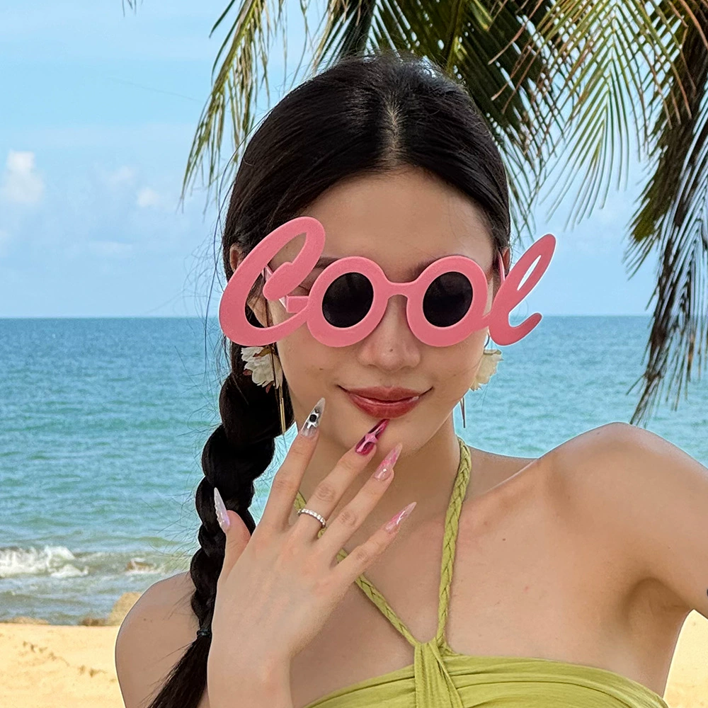 Beach sunglasses, glasses for party, wineglass for ice cream, graduation party