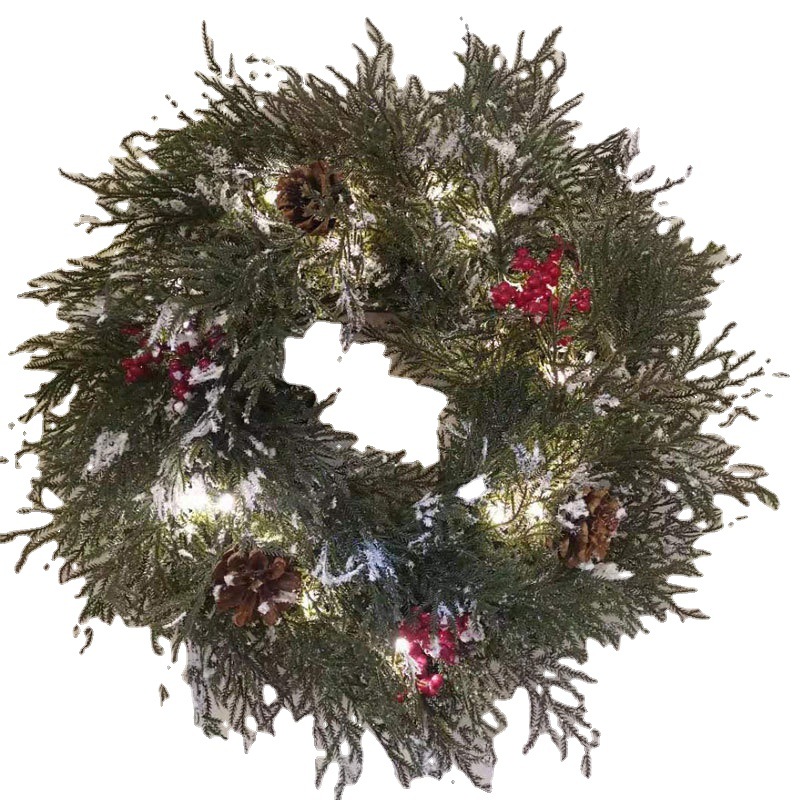 仿真薰衣草花环 仿真薰衣草花环挂件橱窗装饰门环草环定制批发