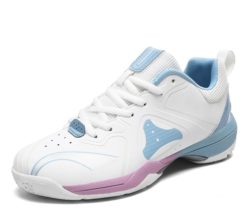 Nuevos zapatos de bádminton transfronterizos para hombres y mujeres resistentes al desgaste antideslizante zapatos deportivos de pareja respirables zapatos de tenis de mesa juveniles