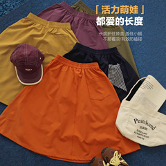 女童半裙A字版早秋版禾网球裙洋气韩版一件代发少女学生运动裙子