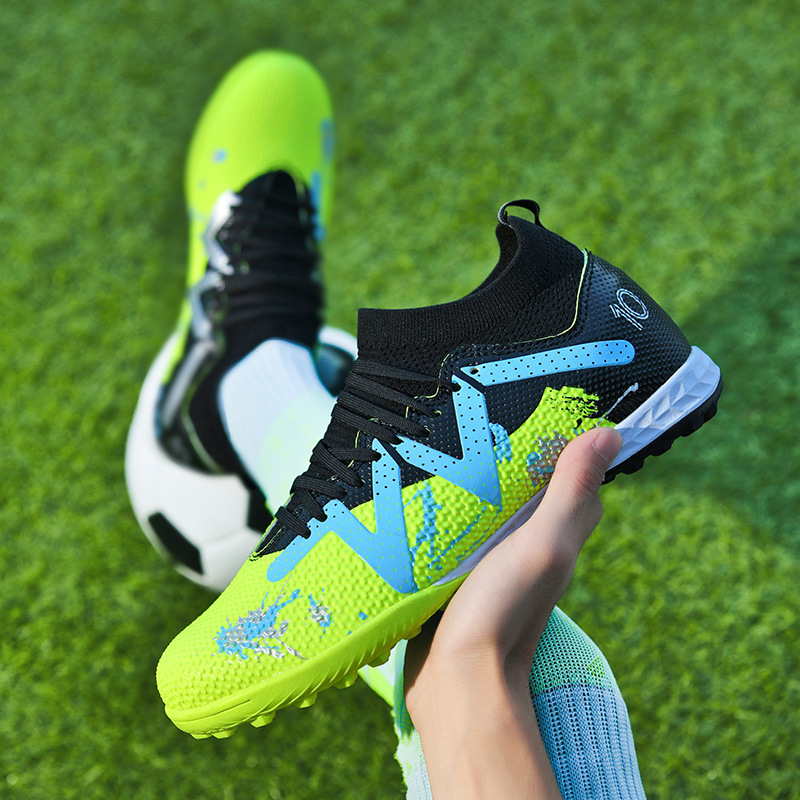 Neymar 15 New Avocado Graffiti Color Matching Male and Female Students Ag Long Spike Youth Tf Broken Spike Football Shoes Neymar 15 New Avocado Graffiti Color Matching Male and Female Students Ag Long Spike Youth Tf Broken Spike Football Shoes