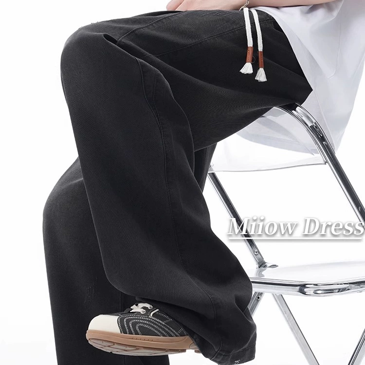 Летние тонкие джинсы брюки свободный крой oversize