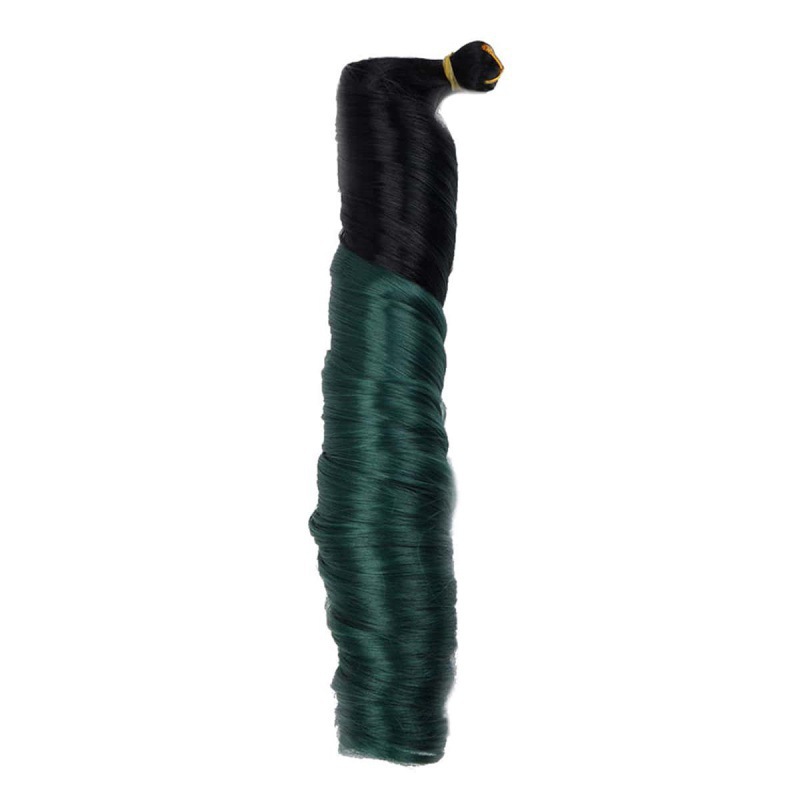 Extensiones de cabello en espiral con rizos franceses de 28 pulgadas, peluca trenzada, Nigeria