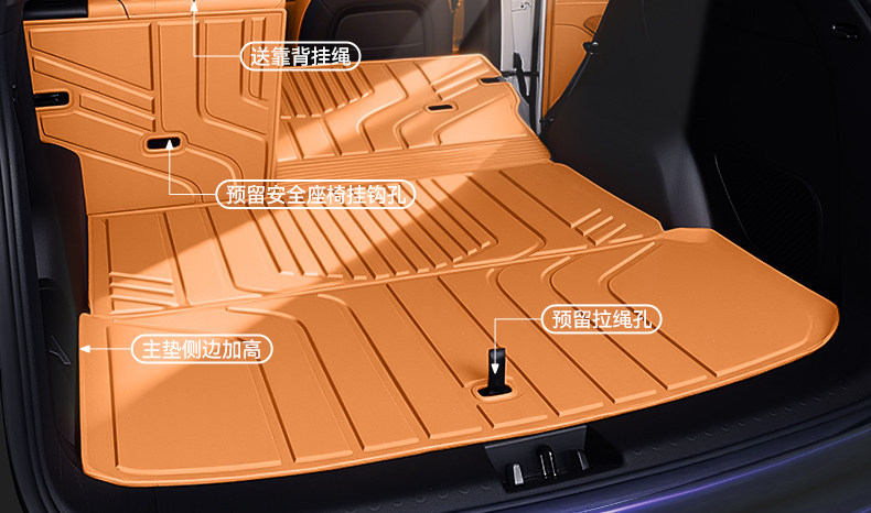 Suitable for Haval Menglong Plus trunk mat TPE26 model car modification interior accessories trunk mat supplies