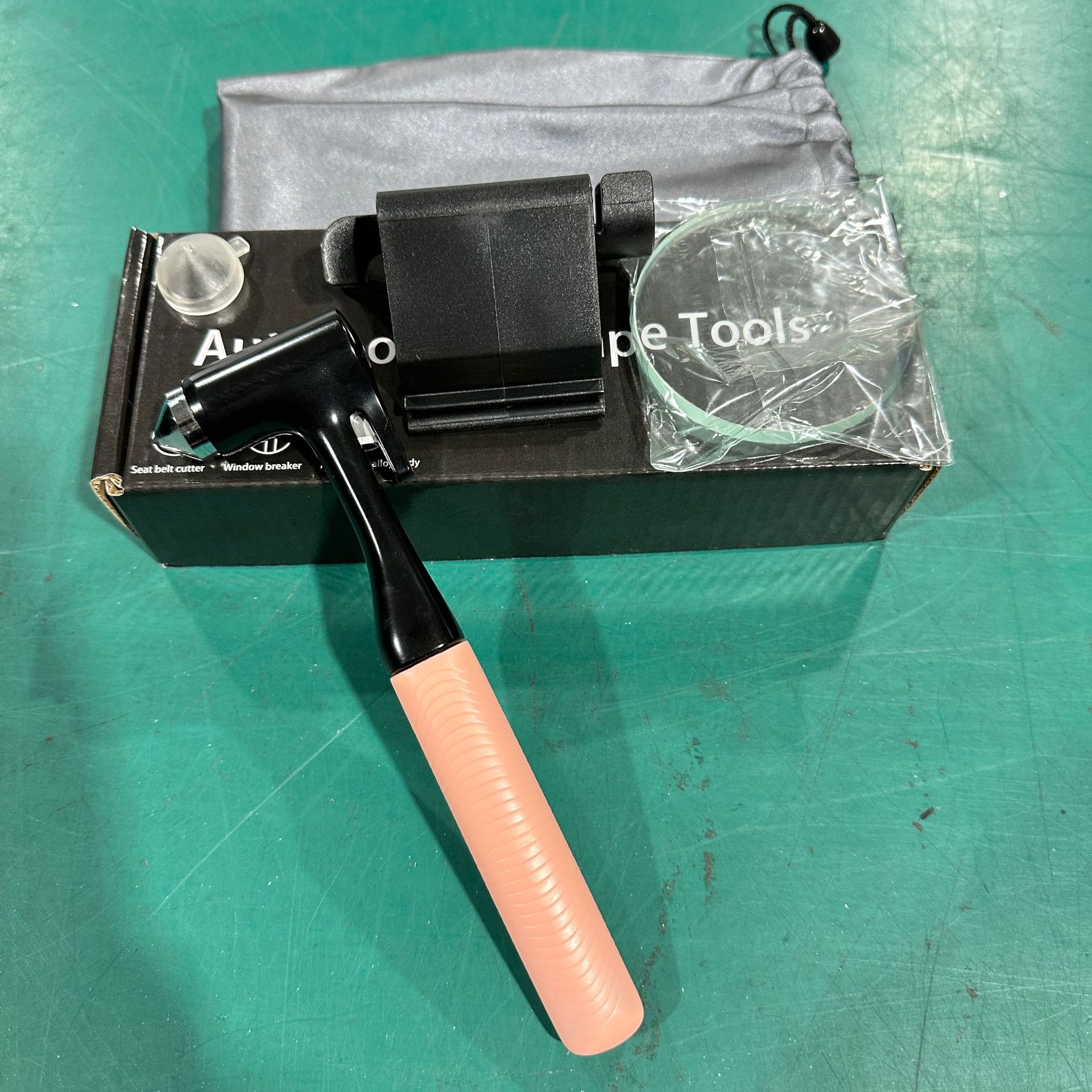Car Safety Hammer Multifunctional Three-In-One Aluminum Alloy Fire Escape Life-Saving Emergency Window-Breaking Artifact Wholesale