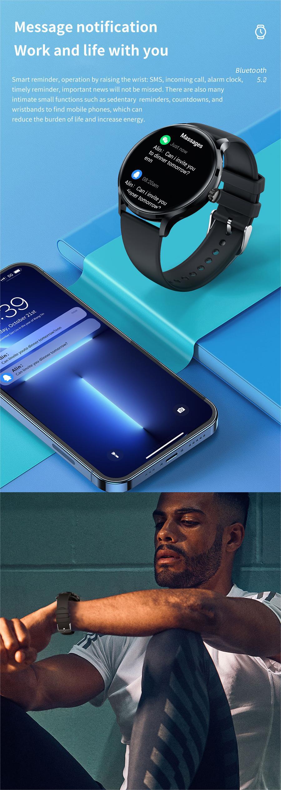 Title 12, Smart Watch with Bluetooth Calling, Heart Rate ...