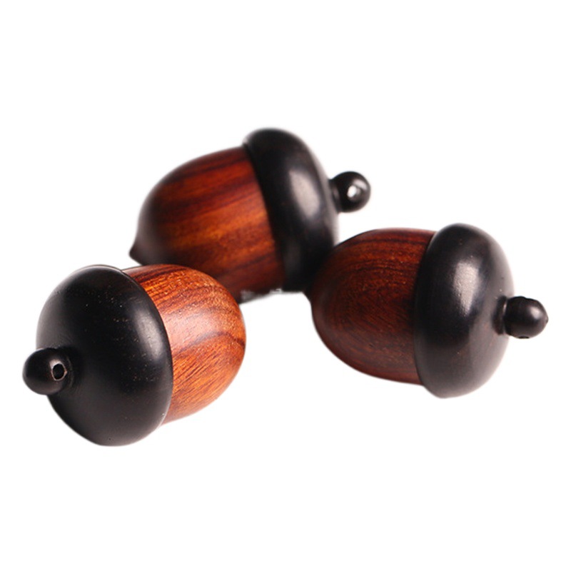 Acorn Pine Pendant Safflower Pear Hazelnut Red Treasure Bell Fragrant Unscrew DIY Accessories Keychain Car Hanging Accessories