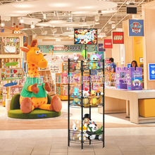 定制订做商超专用展示架各类手办玩具公仔娃娃三层收纳促销货架