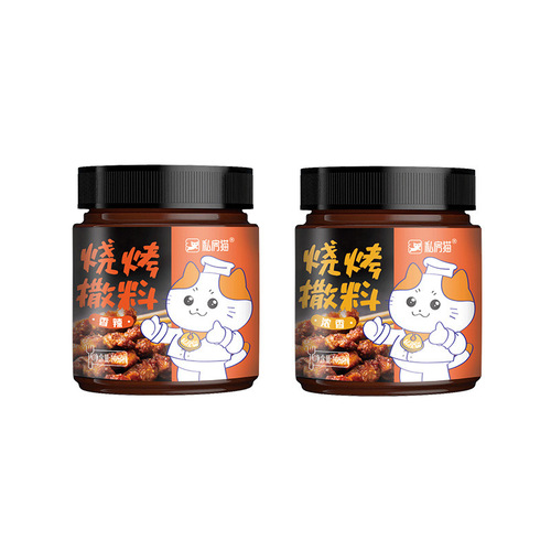 Private Cat Korean BBQ Sauce Marinade Northeast Dry Disc Sprinkle Korean Style BBQ Seasoning BBQ Seasoning Wholesale