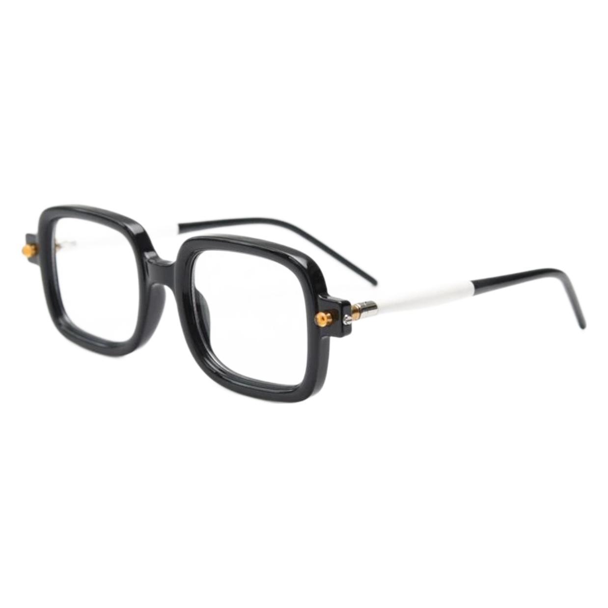 Versión coreana de las gafas de lectura literarias de estilo ins, marco grueso, gafas de moda de estilo occidental