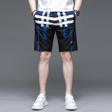 夏季新款男士短裤外穿薄款潮流宽松运动大裤衩五分沙滩裤一件代发